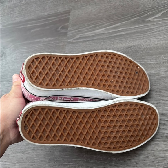 Vans Pink Graphic Old Skool Sneakers Womens Size 6.5 - Picture 8 of 8